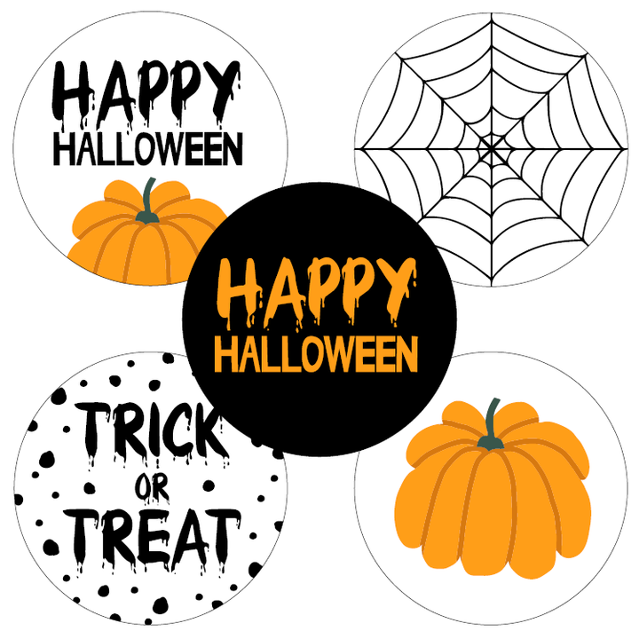 Happy Halloween | Sluitstickers 10st