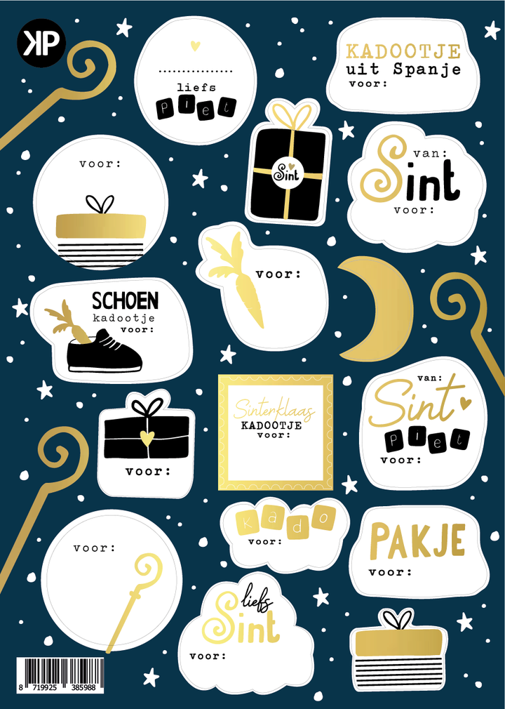 Sint Luxe | Stickervel Sinterklaas 2023