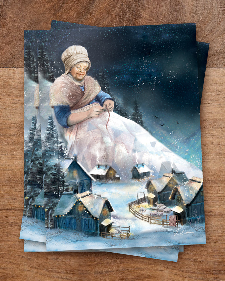 A blanket of snow | Kaart Iris Esther
