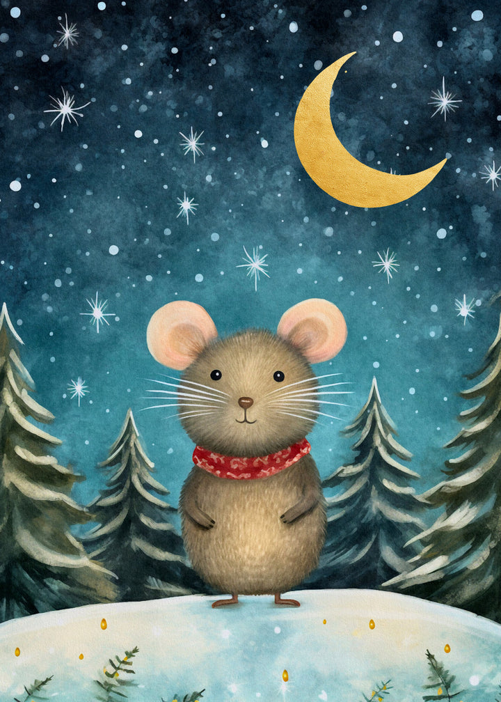 Christmas Time: Muis | Kaart Fripperies