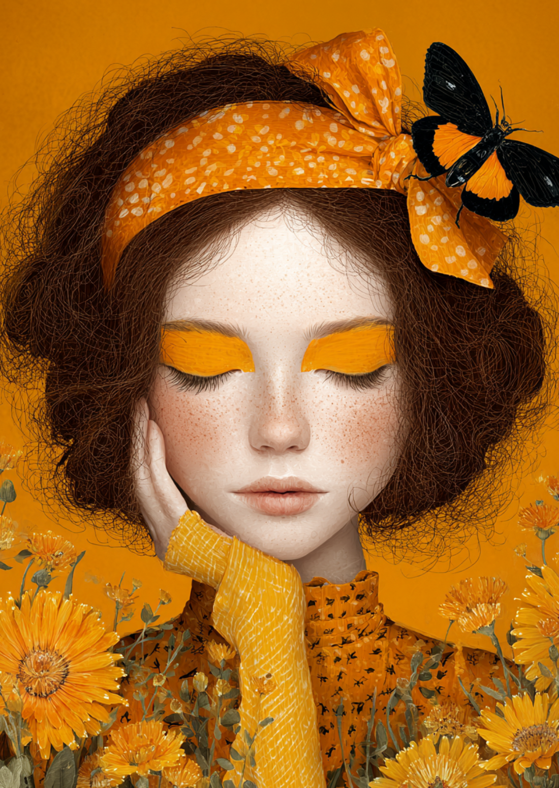 The Bug Girl: Orange | Kaart Fripperies