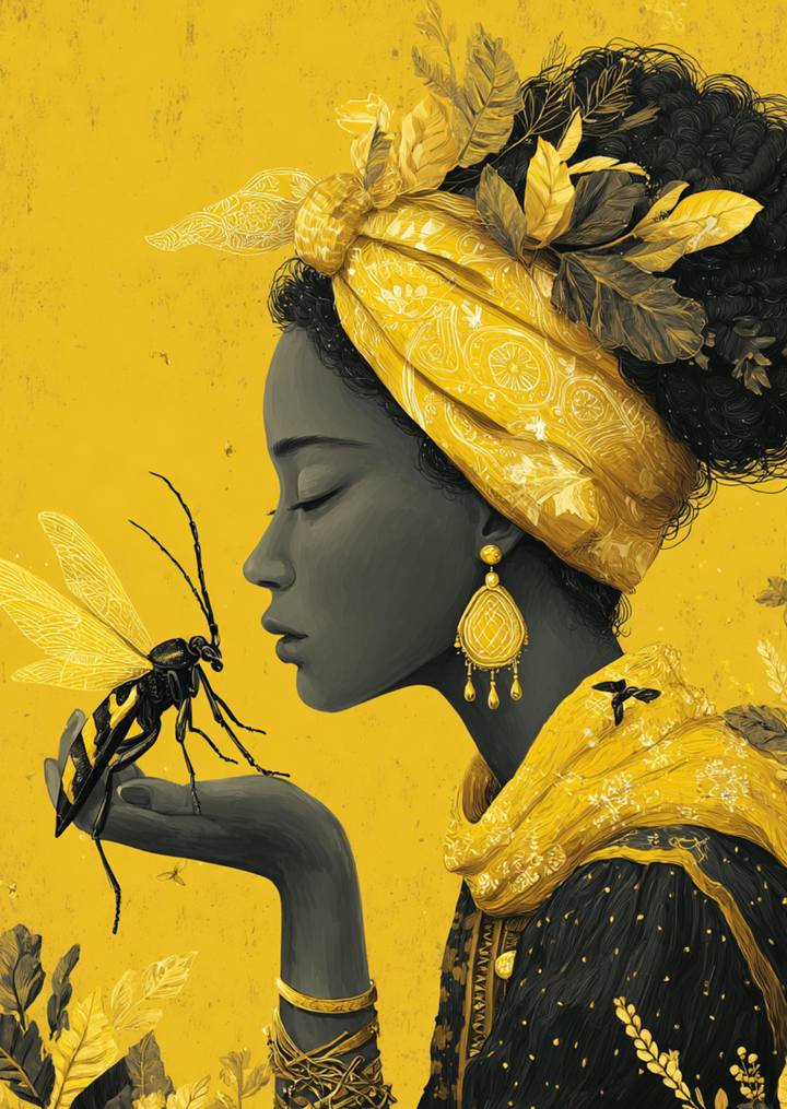 The Bug Girl: Yellow | Kaart Fripperies