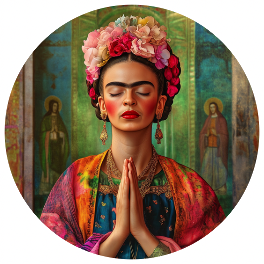 Frida Kahlo: Pray | Stickerrol