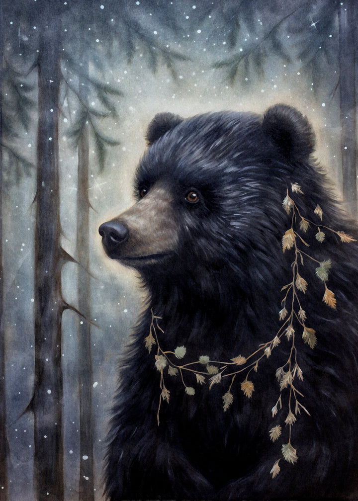 Mystical Christmas Animals: Beer | Kaart Fripperies