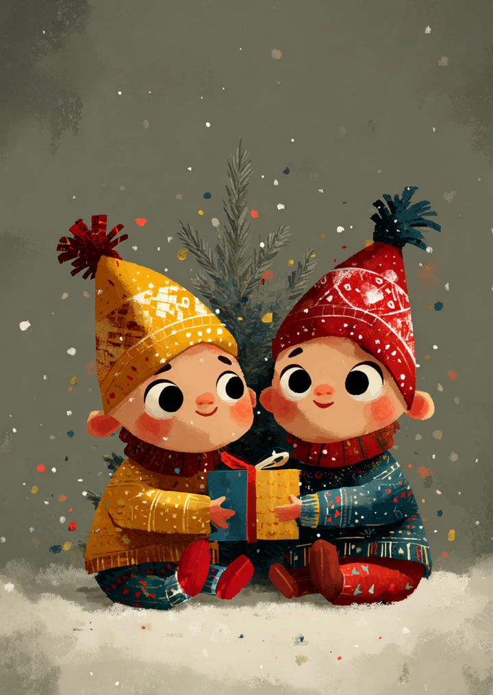 Celebrating Togetherness: Winter Friends | Kaart Fripperies
