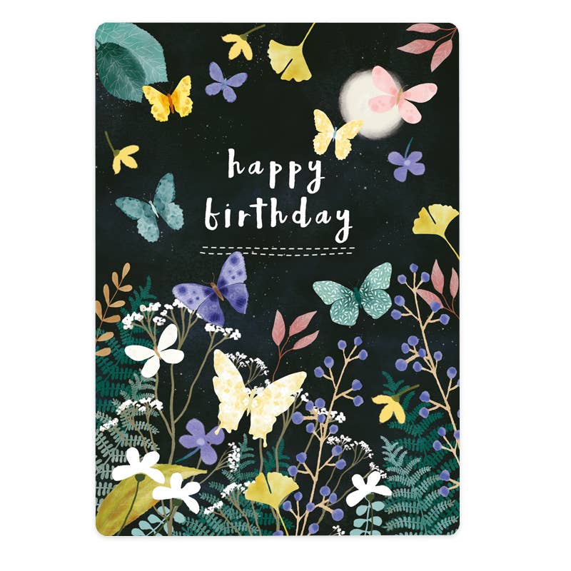 butterflies happy birthday | Kaart The Lemonbird