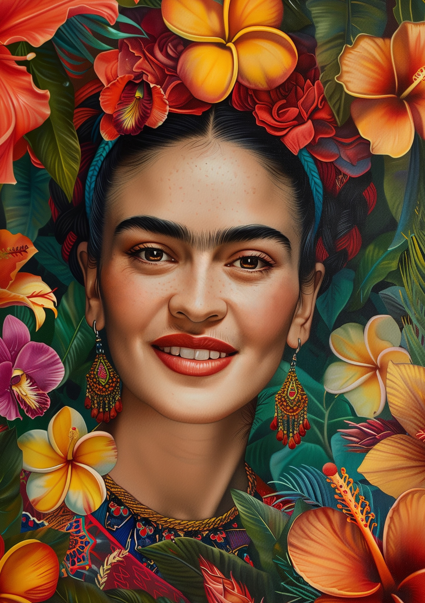 Frida Kahlo: Flowers |  Cadeaukaart Fripperies