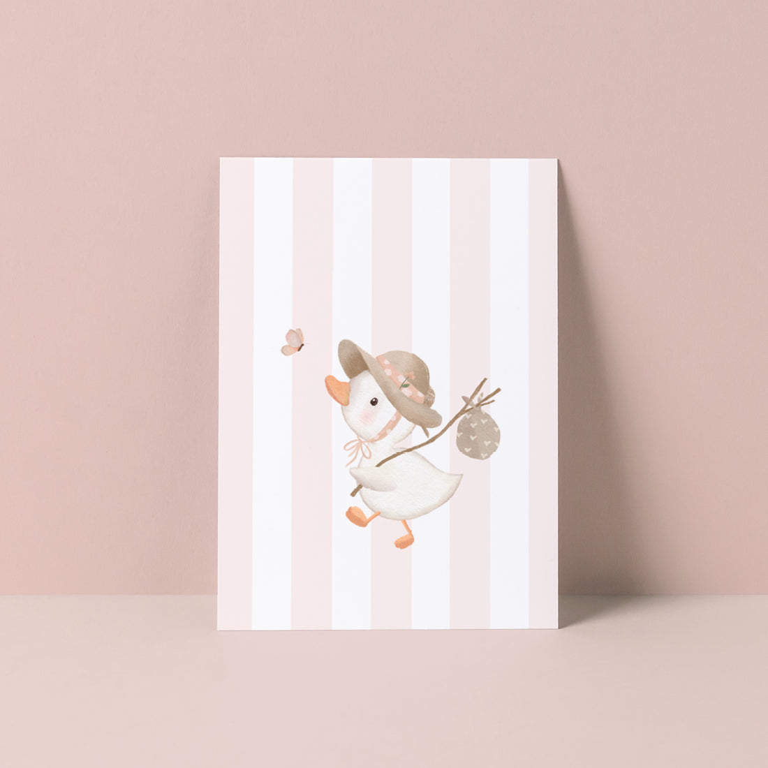 Eendje knapzak meisje | Kaart Studio Poppybird