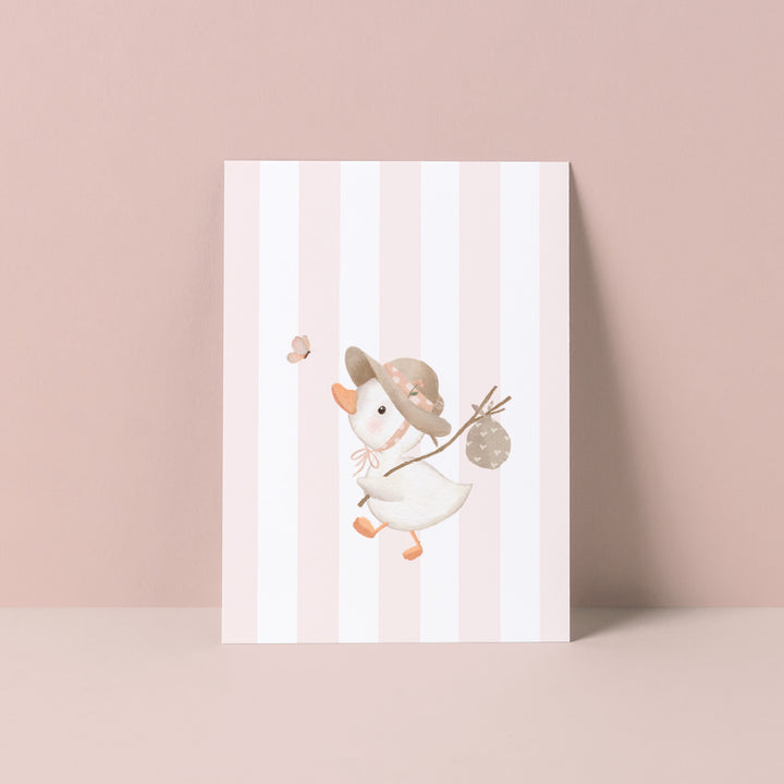 Eendje knapzak meisje | Kaart Studio Poppybird