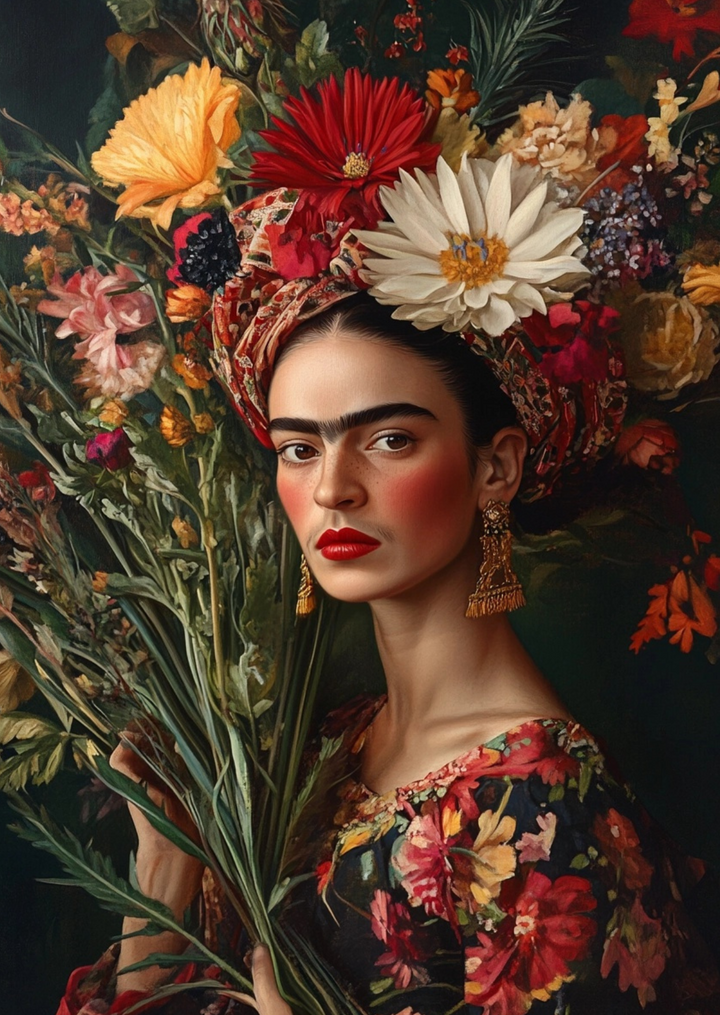 Frida Kahlo: Floral Legacy | Kaart Fripperies