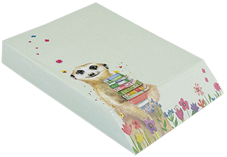 Stokstaartje | Memoblok