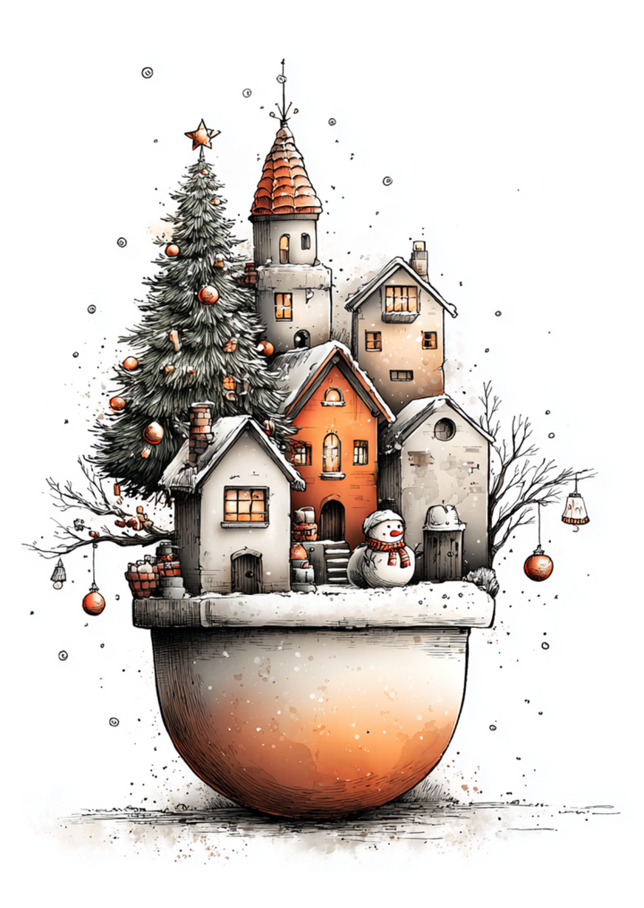 Spirit of Christmas: The Magic Snow Globe Town | Kaart Fripperies