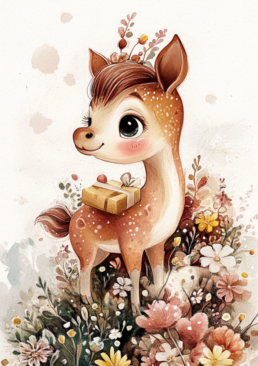 Woodland Present |  Cadeaukaart Fripperies