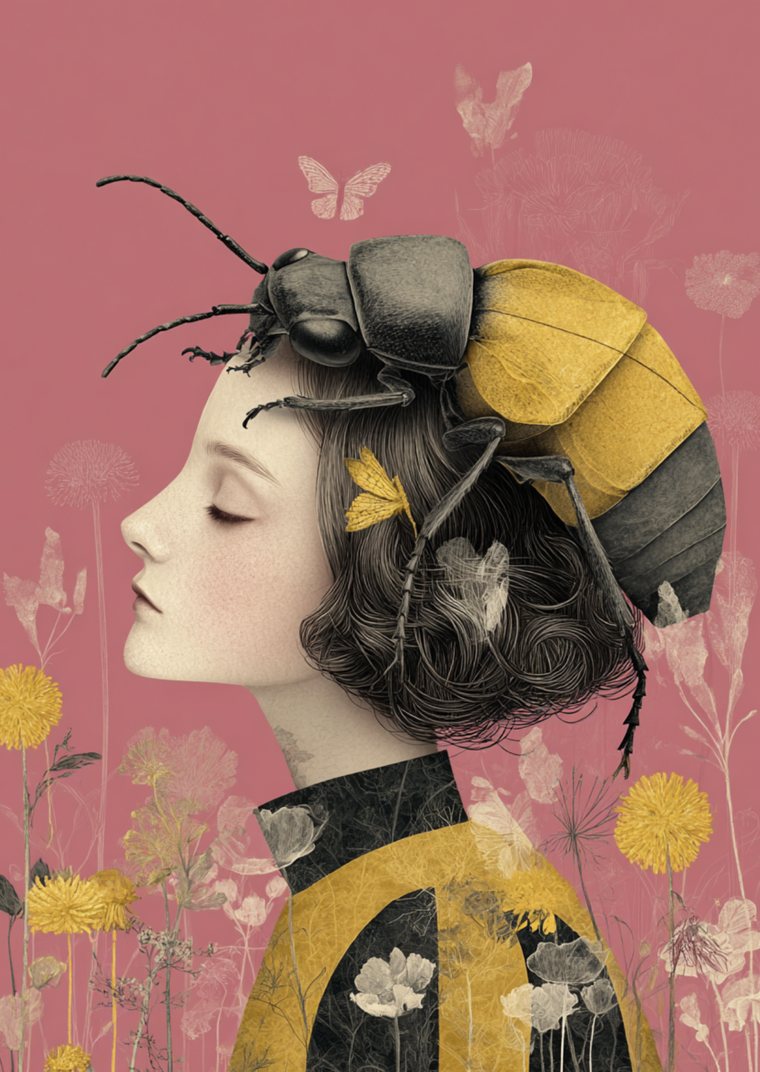 The Bug Girl: Pink | Kaart Fripperies
