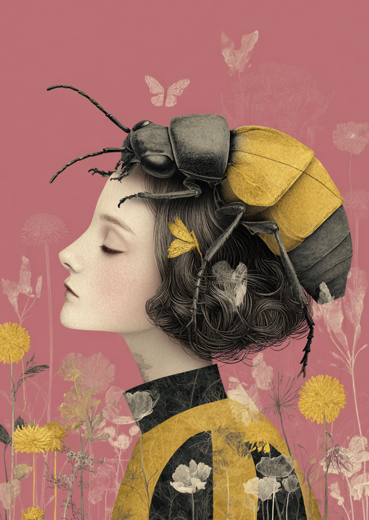 The Bug Girl: Pink | Kaart Fripperies