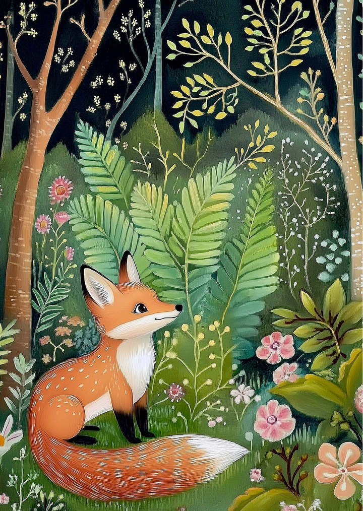 Forest Friends: Vos | Kaart Fripperies