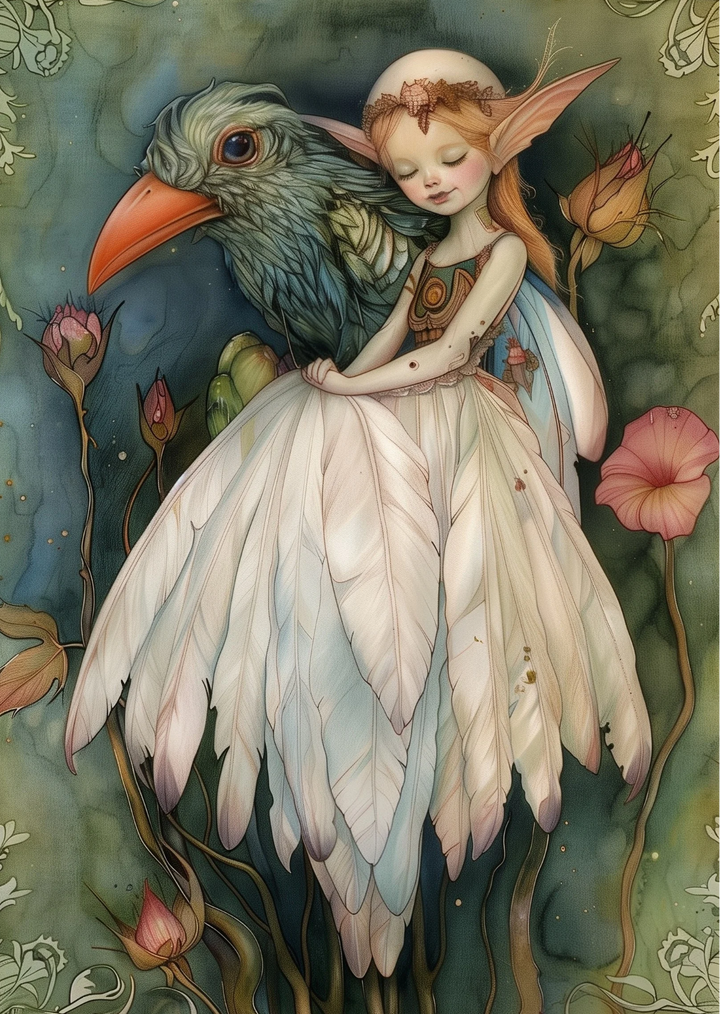 Birds & Fairies: Trust | Kaart Fripperies