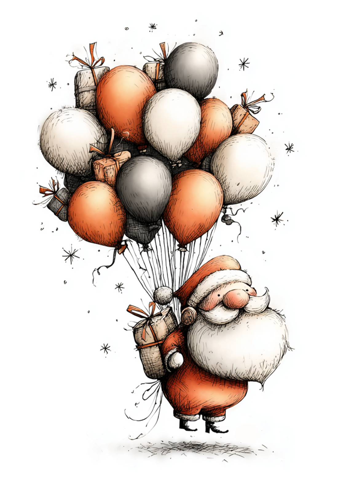 Spirit of Christmas: Santa's Balloon Ride | Kaart Fripperies