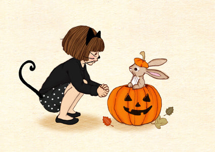 Halloween friends | Kaart Belle & Boo
