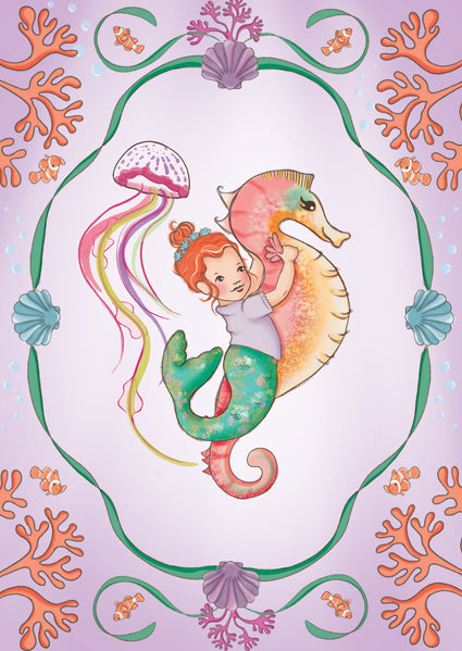 Seahorse Ride | Kaart Belle & Boo