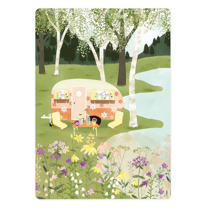 'Caravan Aan Het Water' | Kaart The Lemonbird