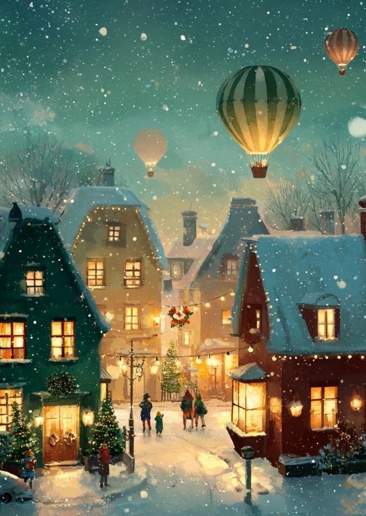Christmas Village: NO. 3 | Kaart Fripperies