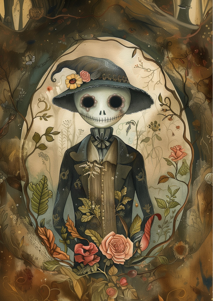 Halloween Characters: Fear | Kaart Fripperies