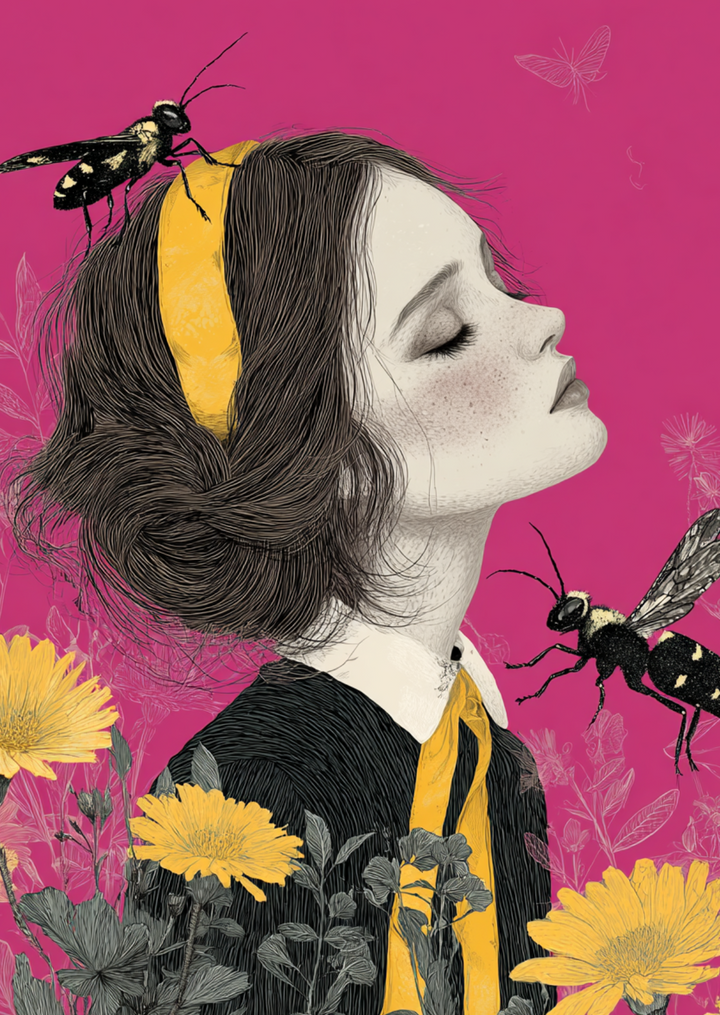 The Bug Girl: Fuchsia | Kaart Fripperies