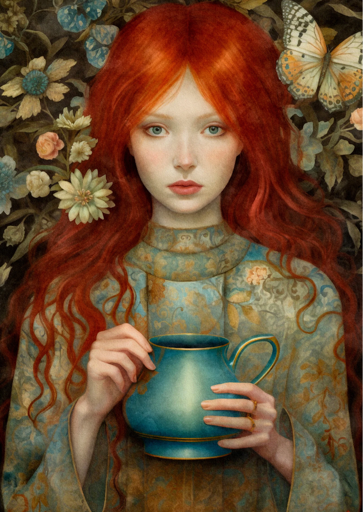Ladies of Tea: Ruby | Kaart Fripperies