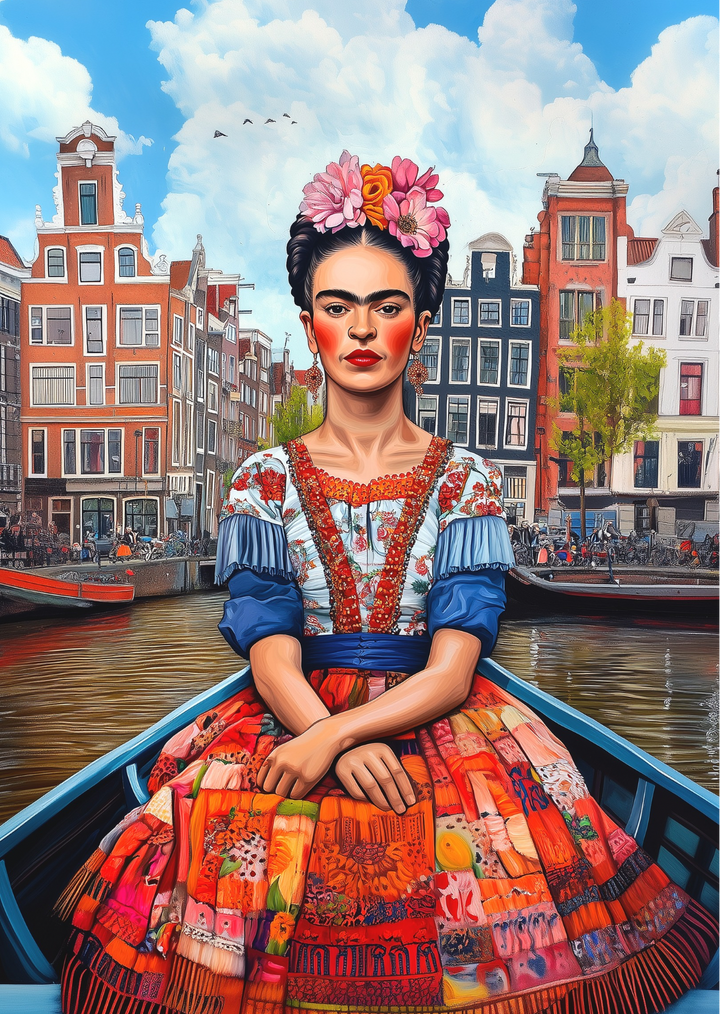 Frida Kahlo: Amsterdam | Kaart Fripperies