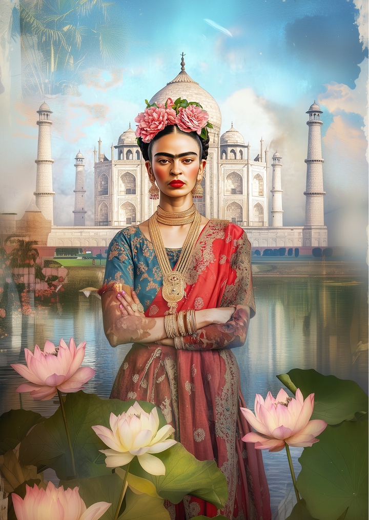 Frida Kahlo: India | Kaart Fripperies