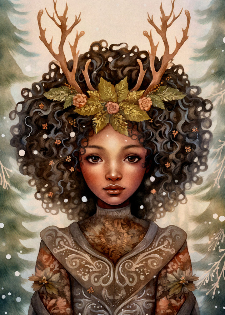 Yule Goddesses: Yada | Kaart Fripperies