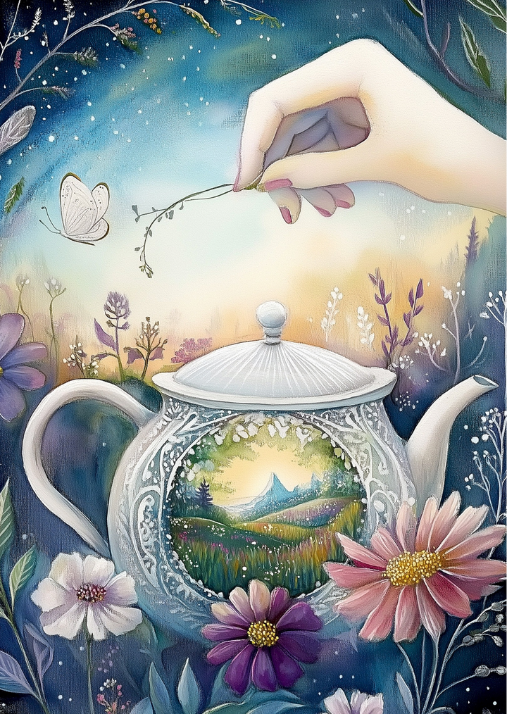 World in a cup: Tea full of magic | Kaart Fripperies
