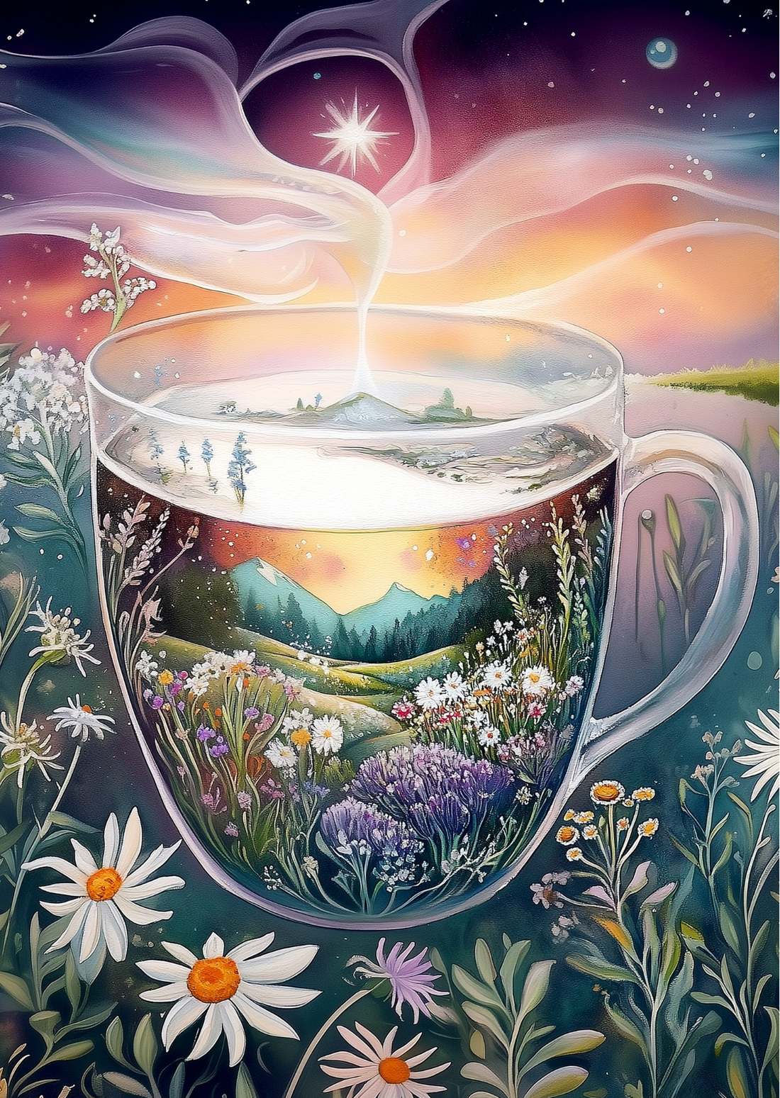 World in a cup: Dream in a Teacup | Kaart Fripperies