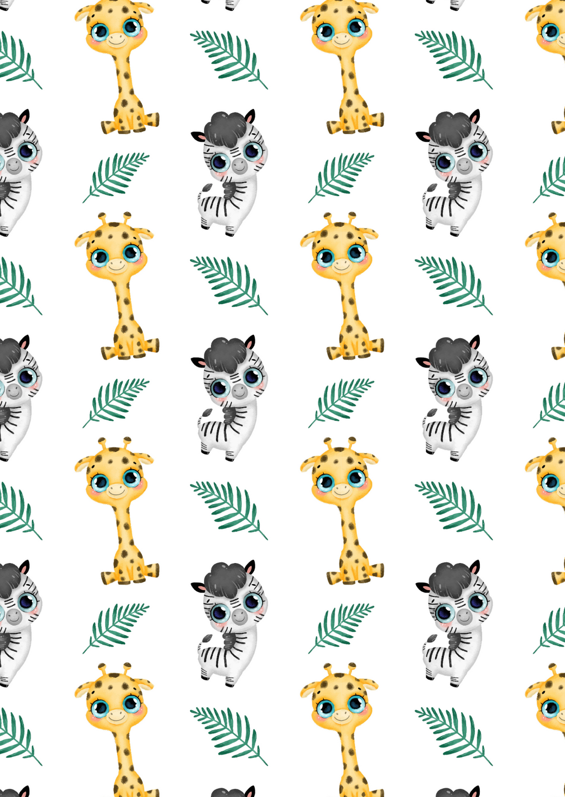 Giraf/Zebra | Kaart Fripperies