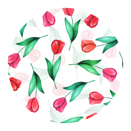Tulpen | Sluitstickers 10st.