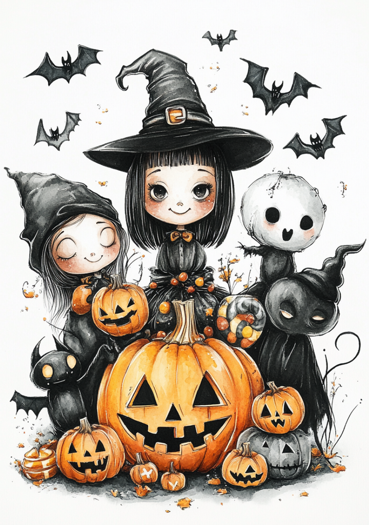 Spooktacular Halloween: Spooky fun |  Cadeaukaart Fripperies