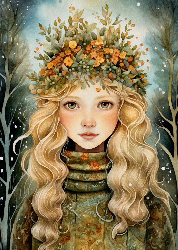 Yule Goddesses: Flore | Kaart Fripperies
