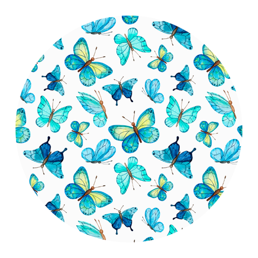 Vlinders (blauw) | Sluitstickers 10st.