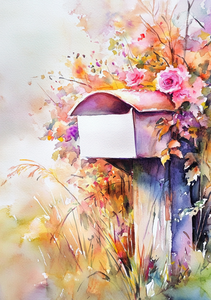Floral Mailbox |  Cadeaukaart Fripperies