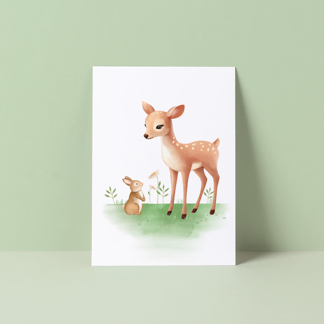 Hert & Konijn | Kaart Studio Poppybird