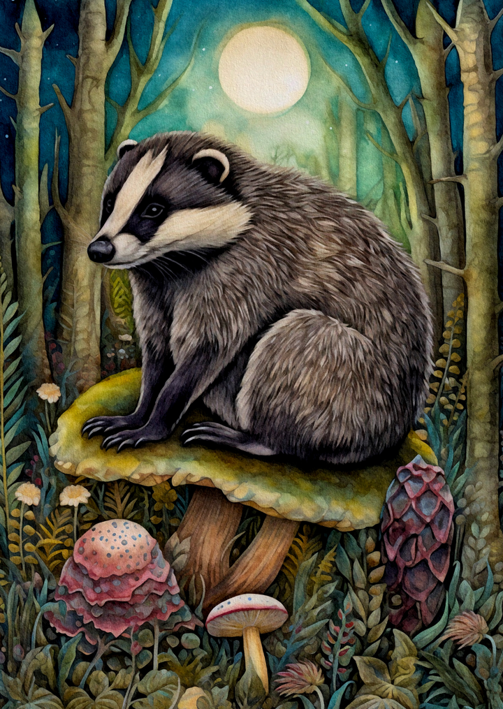 Animals of the Forest: Das | Kaart Fripperies