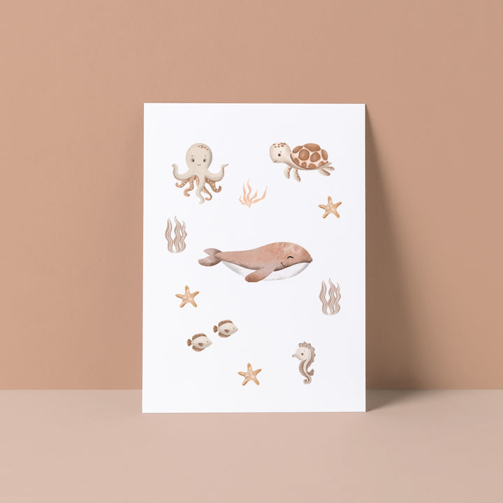 Zee wereld | Kaart Studio Poppybird