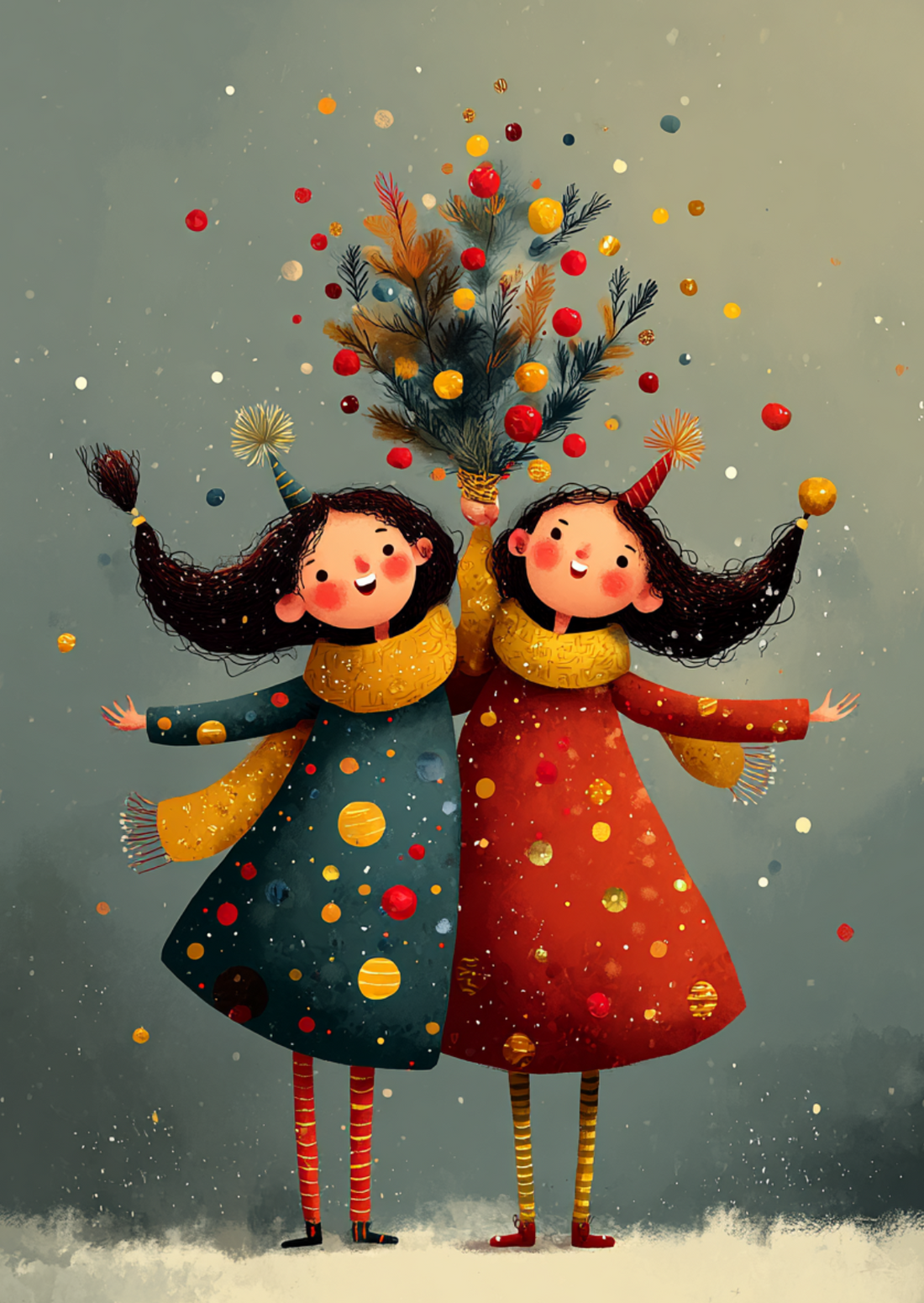 Celebrating Togetherness: Joyful Sisters | Kaart Fripperies