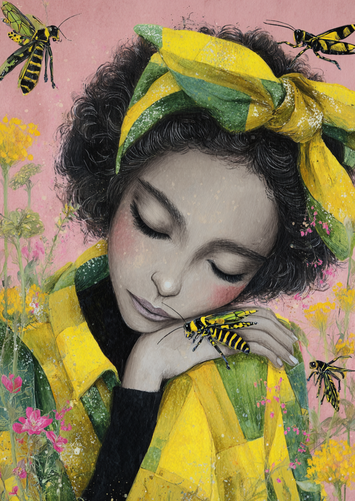 The Bug Girl: Pastel | Kaart Fripperies