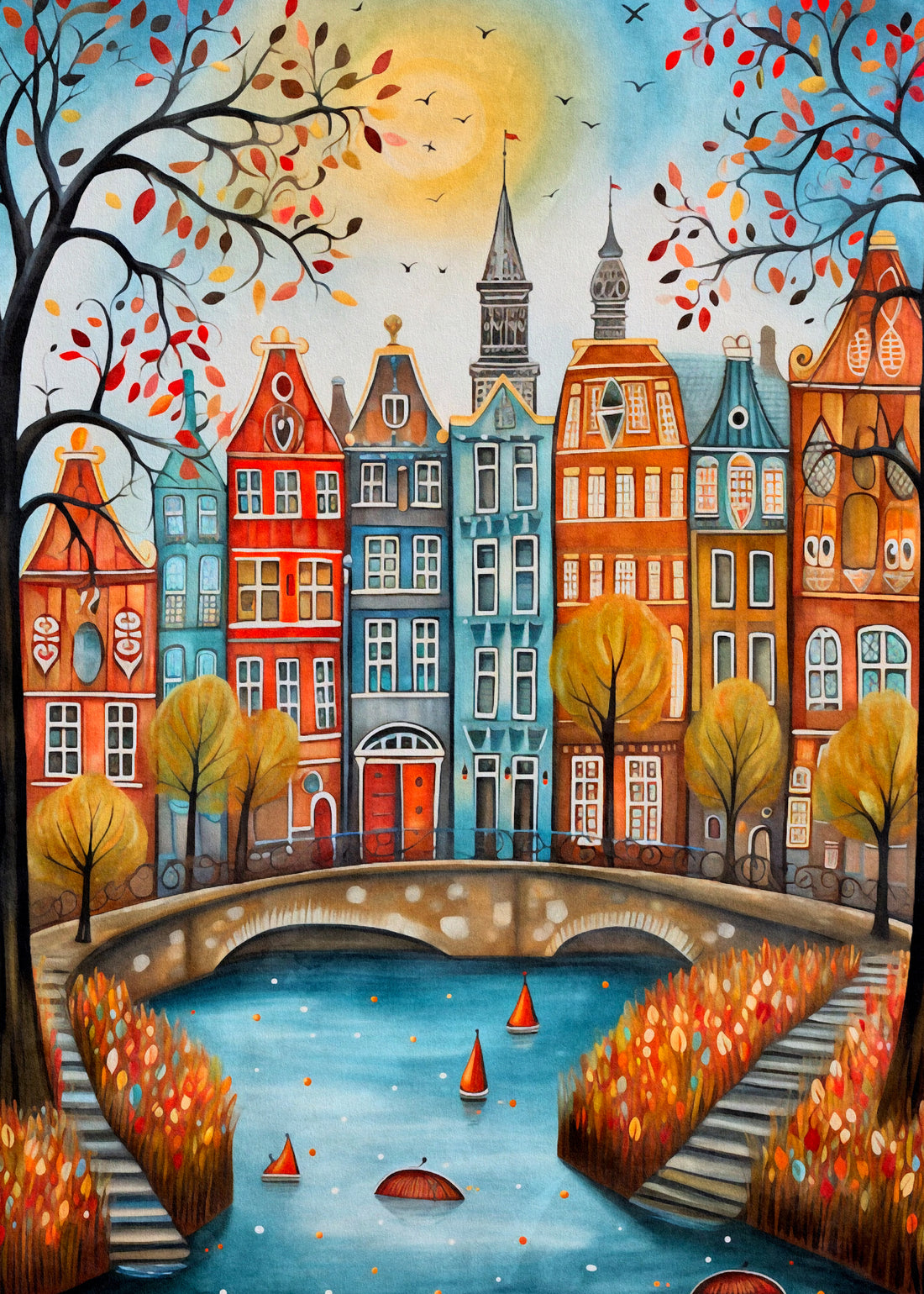 World cities: Amsterdam | Kaart Fripperies