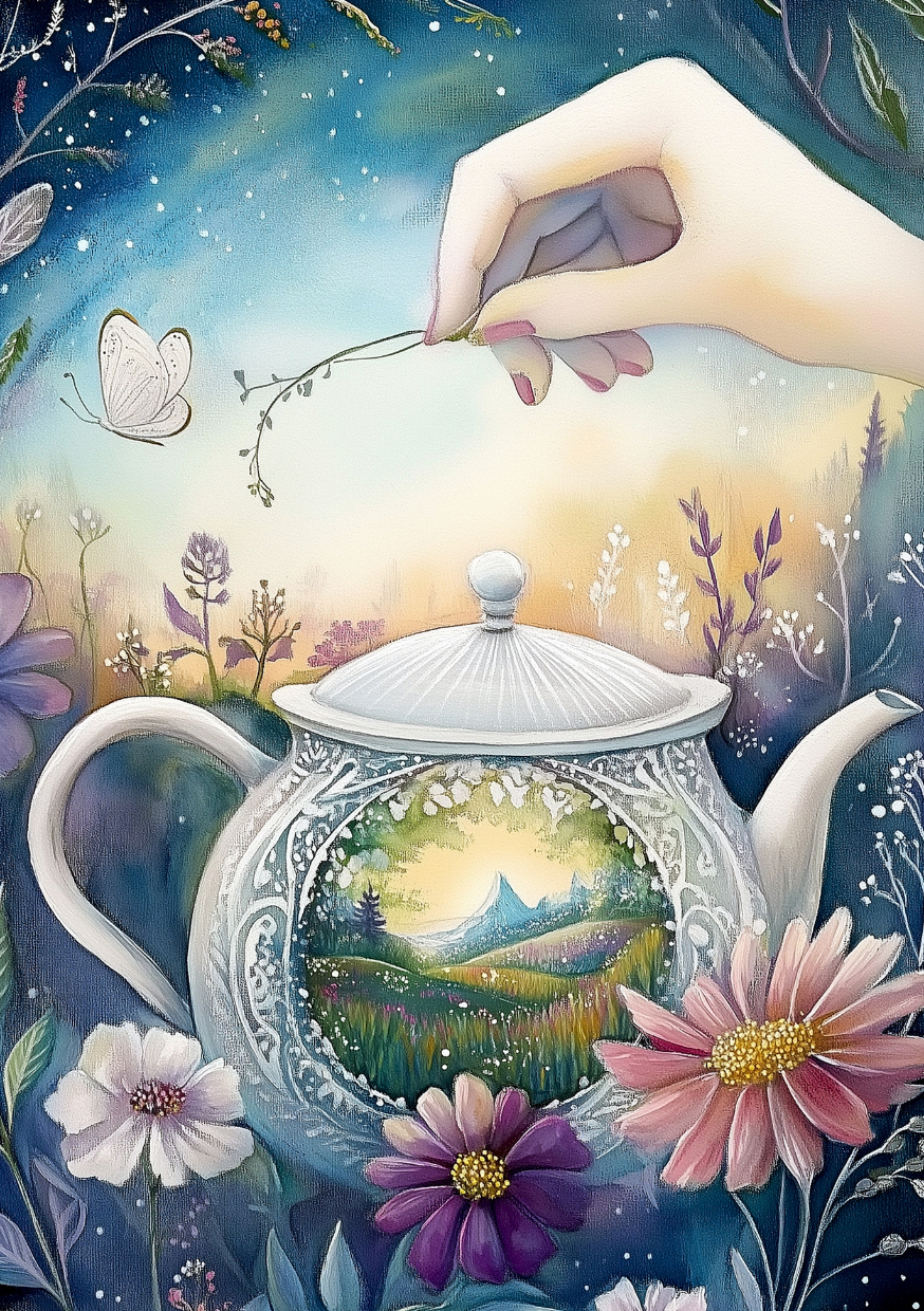 Tea full of magic |  Cadeaukaart Fripperies