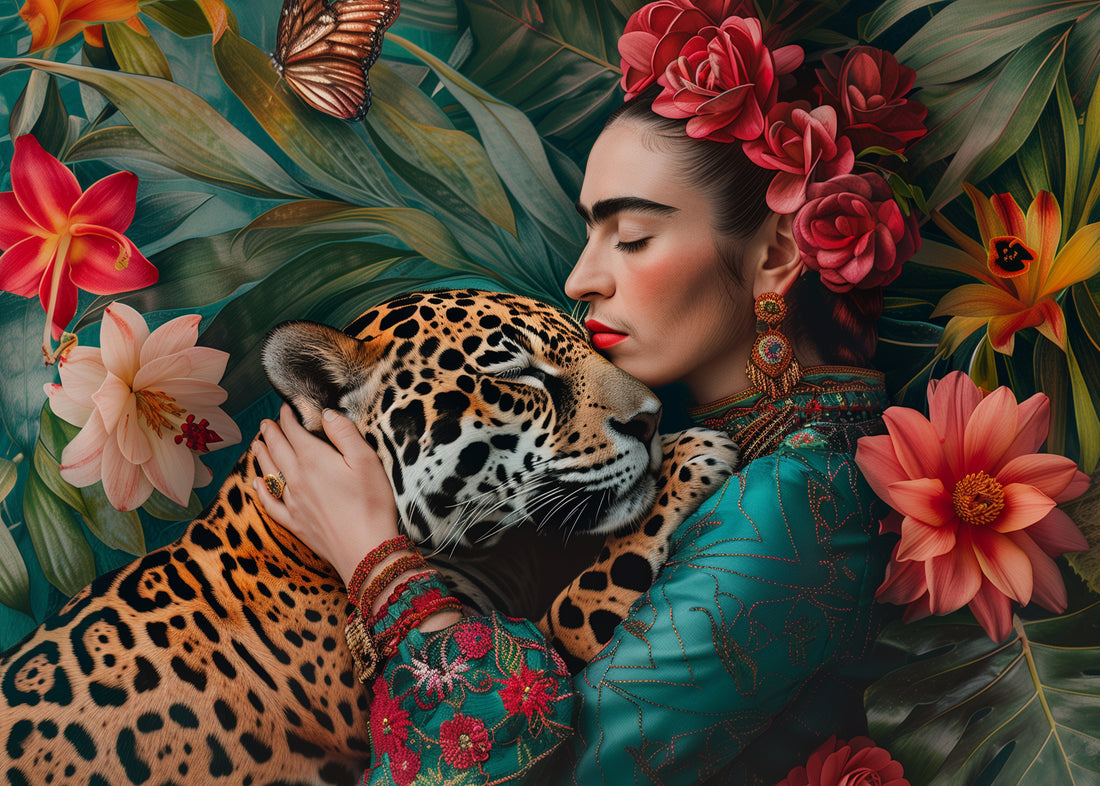 Frida Kahlo: Panter | Kaart Fripperies