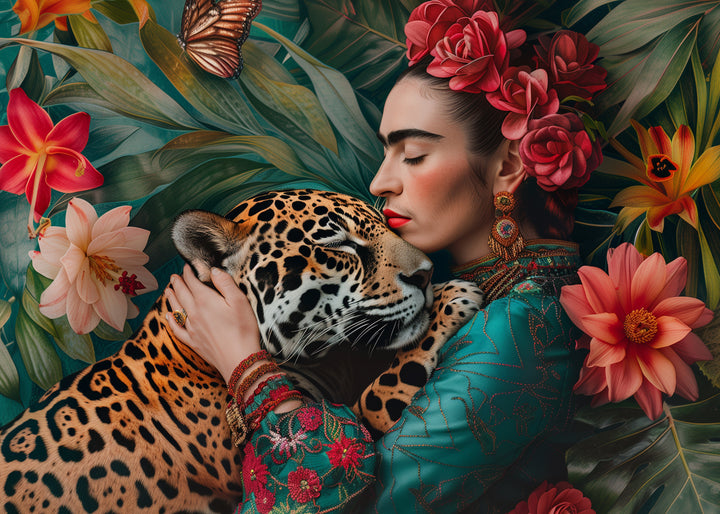 Frida Kahlo: Panter | Kaart Fripperies