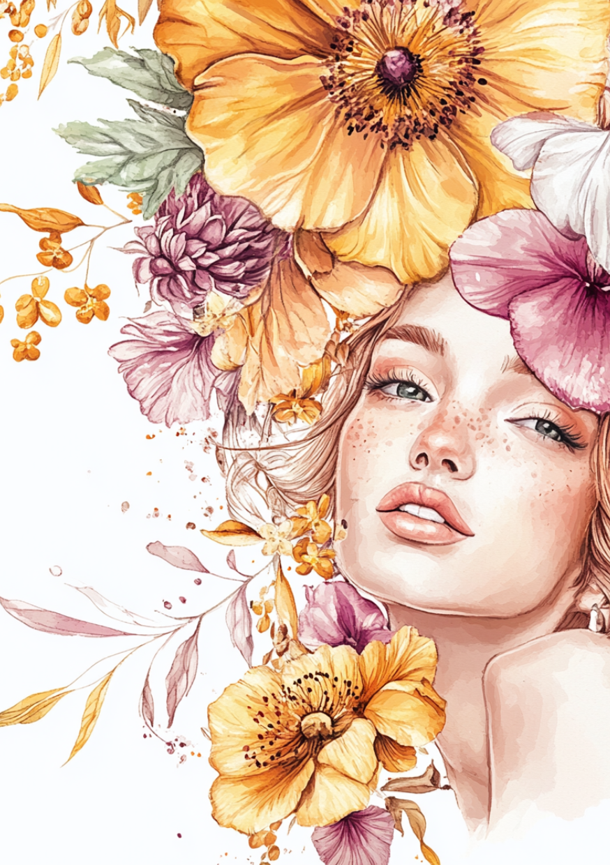 Floral muse |  Cadeaukaart Fripperies
